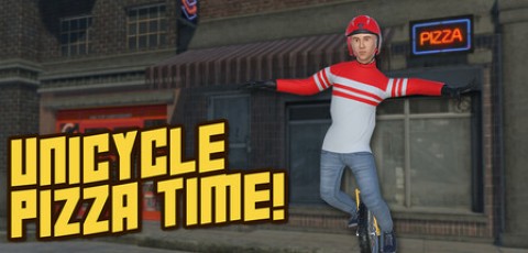 独轮车披萨时间!/Unicycle Pizza Time!